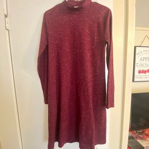Faded Glory Cranberry Turleneck 4/6 Sweater
